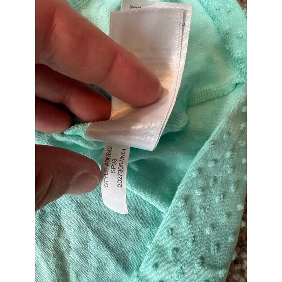 J. CREW Sleeveless cotton, summer blouse/shirt, size women's Large, Teal - Picture 7 of 8